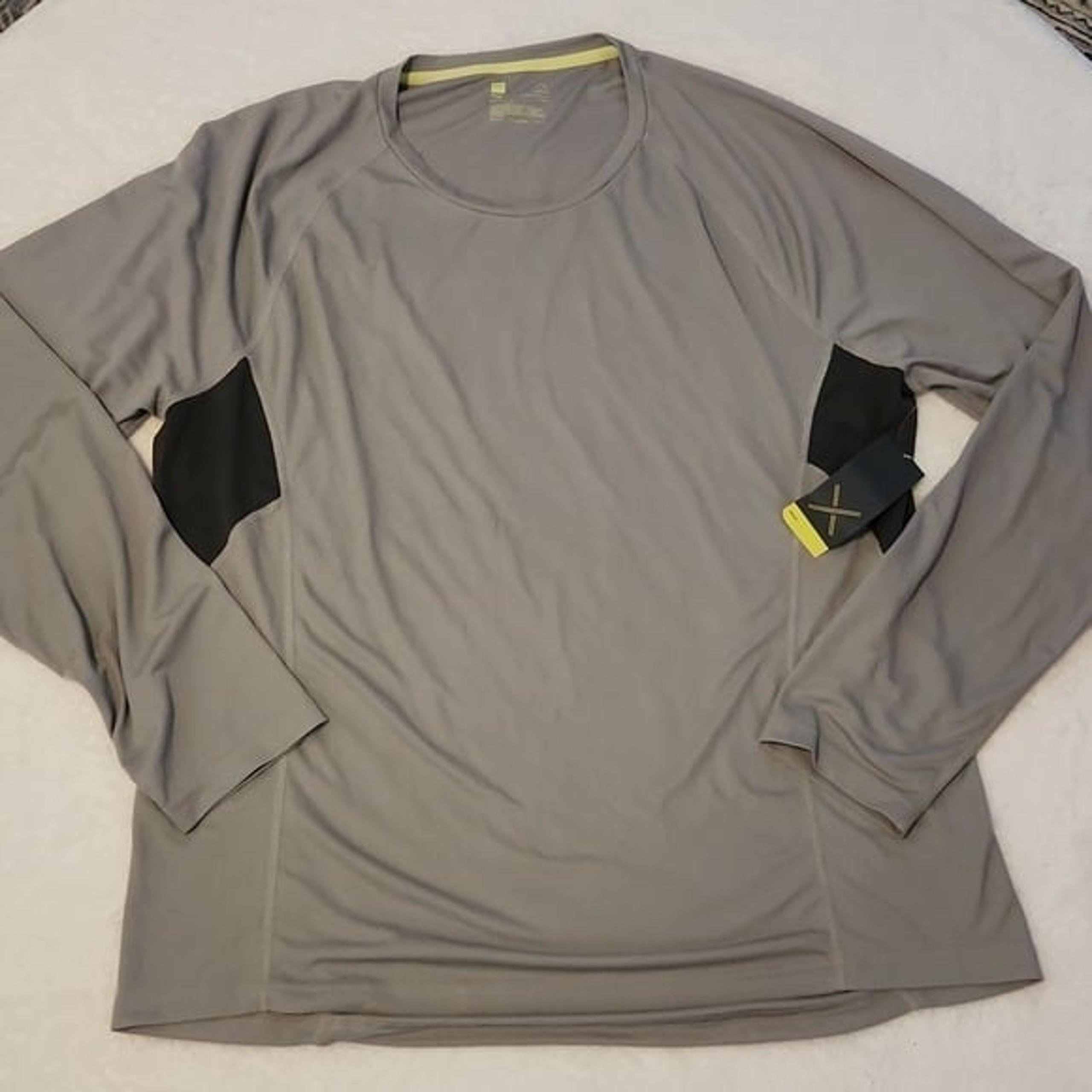 Xersion Gray Lightweight Fitted Athletic Top Mens XXL