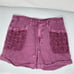 Sundance Zinovia Linen Shorts Size Large Purple Bohemian Airy Lightweight Summer