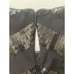 White House Black Market Med Black Halter Sequin Striped Club Career Party WHBM