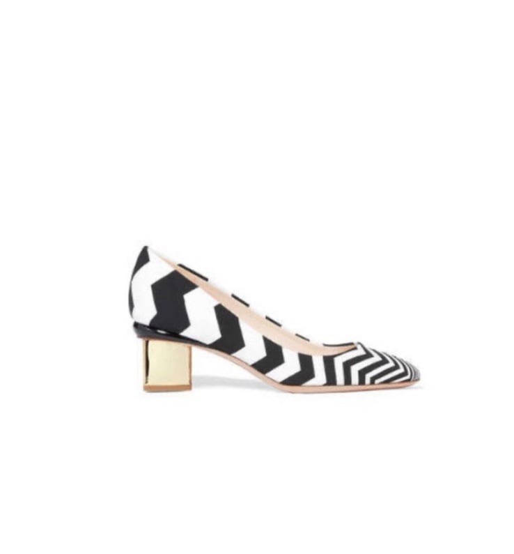 NICHOLAS KIRKWOOD Prism Printed Satin Pumps