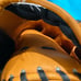 Brown Used Wilson A2000 Left Hand Throw Outfield Baseball Glove 12.75