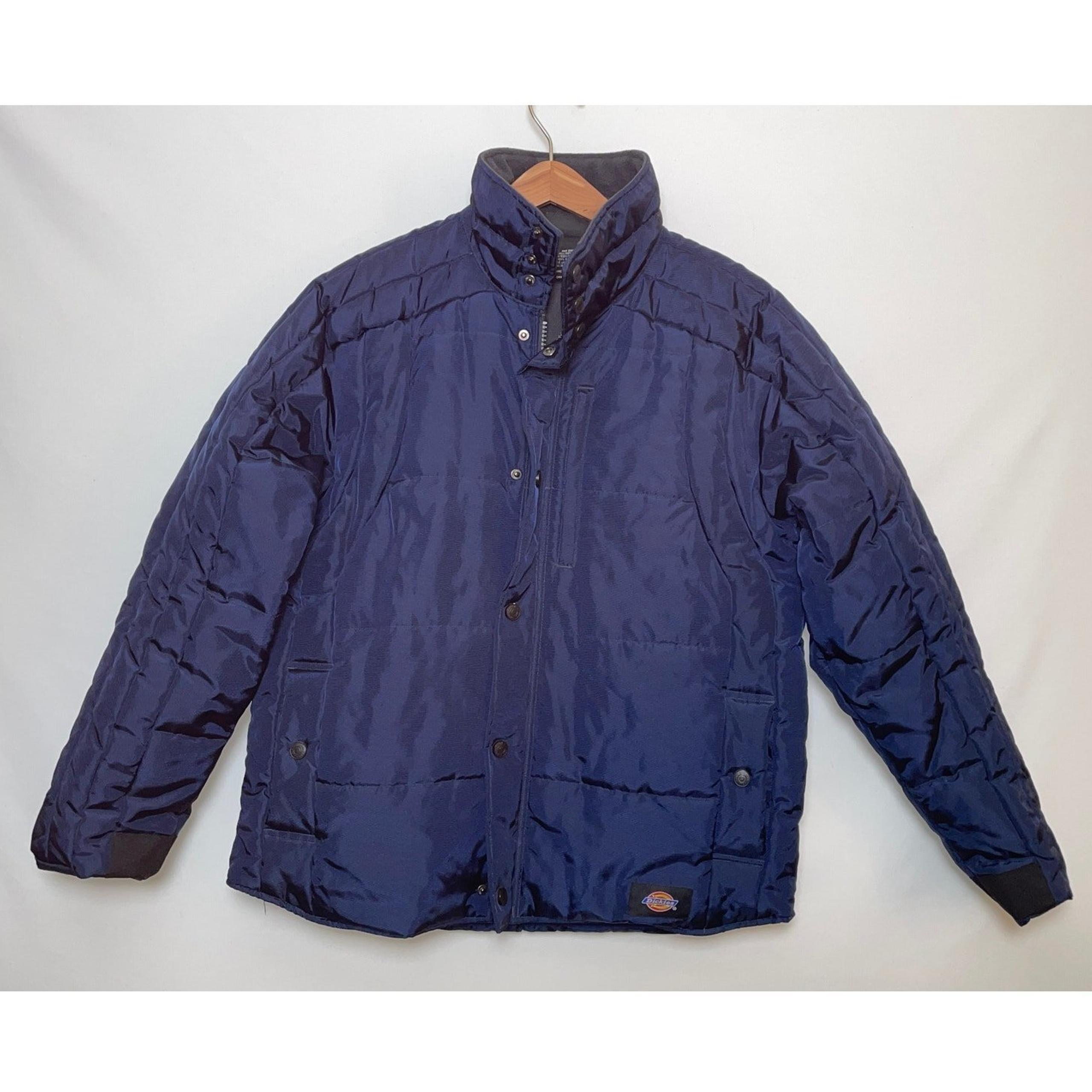 Dickies Work Jacket - Size L - Tough Nylon Shell for Protection, Warm Insulation
