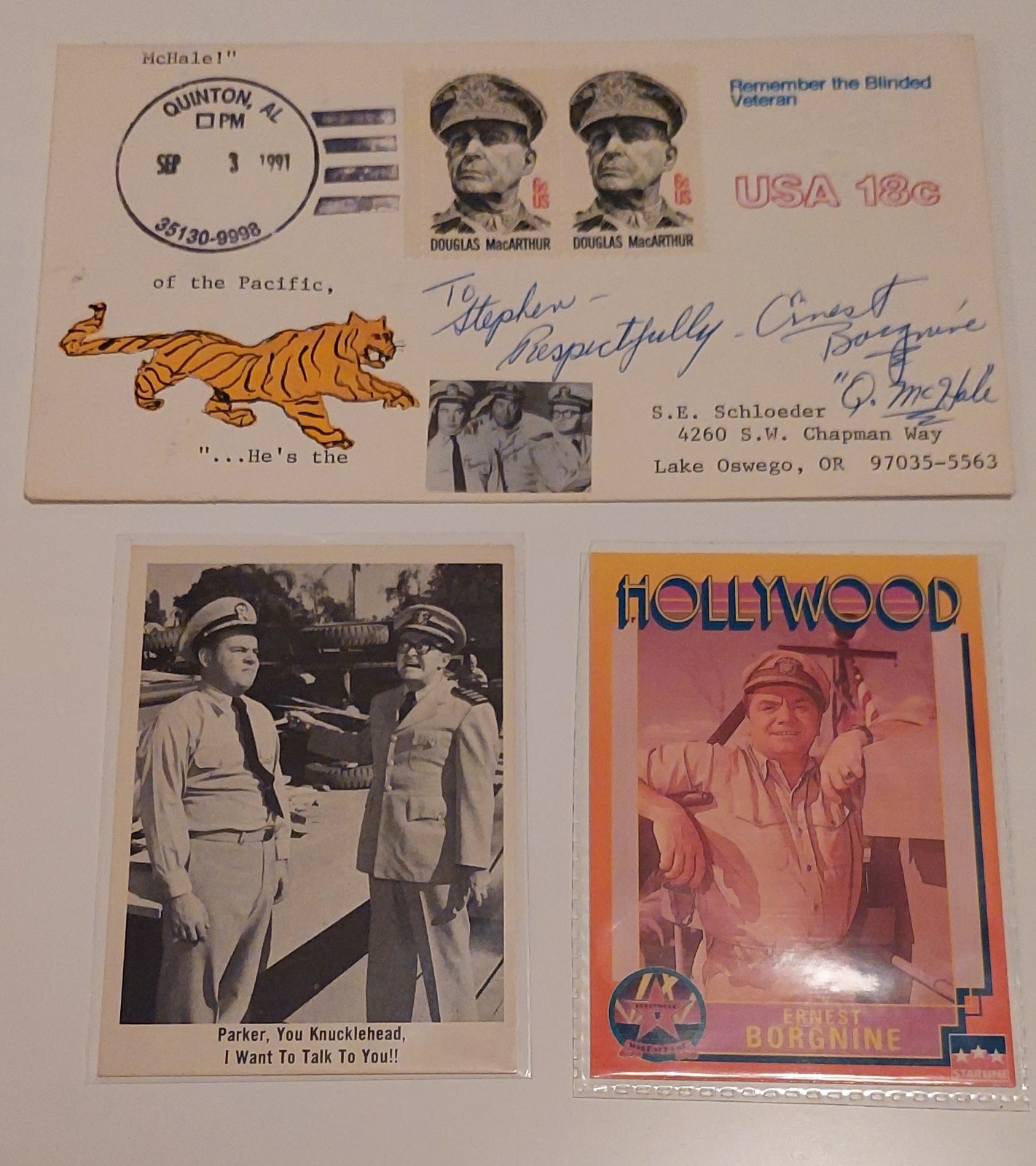 Earnest Borgnine Autograph