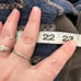 Johnston & Murphy Blue Lambswool Blend Striped V Neck Sweater Size Large
