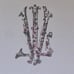 Ultra-Rare French Antique Double Monogram Metal Stamp – Ornate VL/LV Design