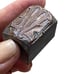 Ultra-Rare French Antique Double Monogram Metal Stamp – Ornate VL/LV Design