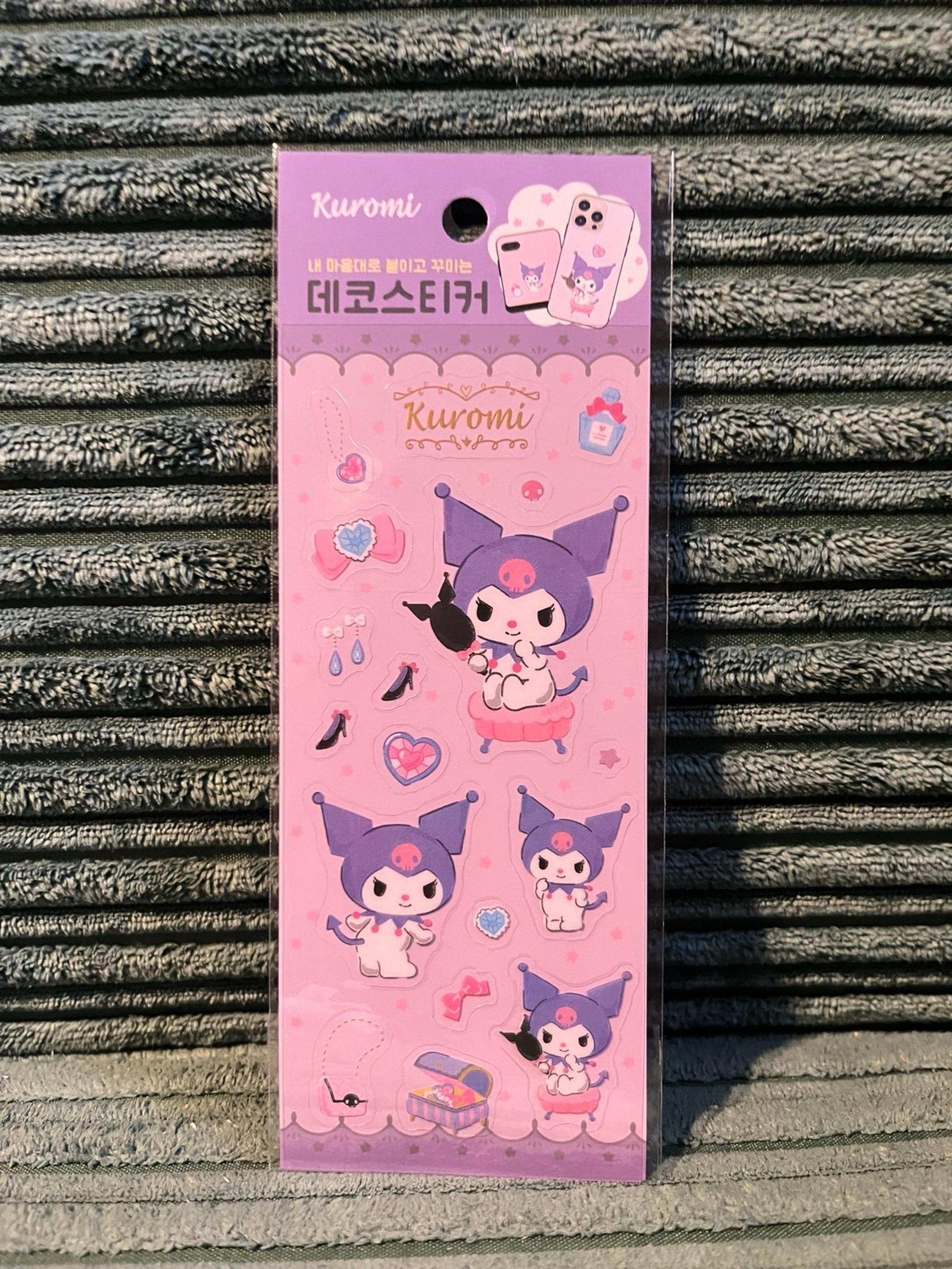 Kuromi pvc stickers