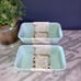 Masterclass set of 2 blue speckled loaf pan
