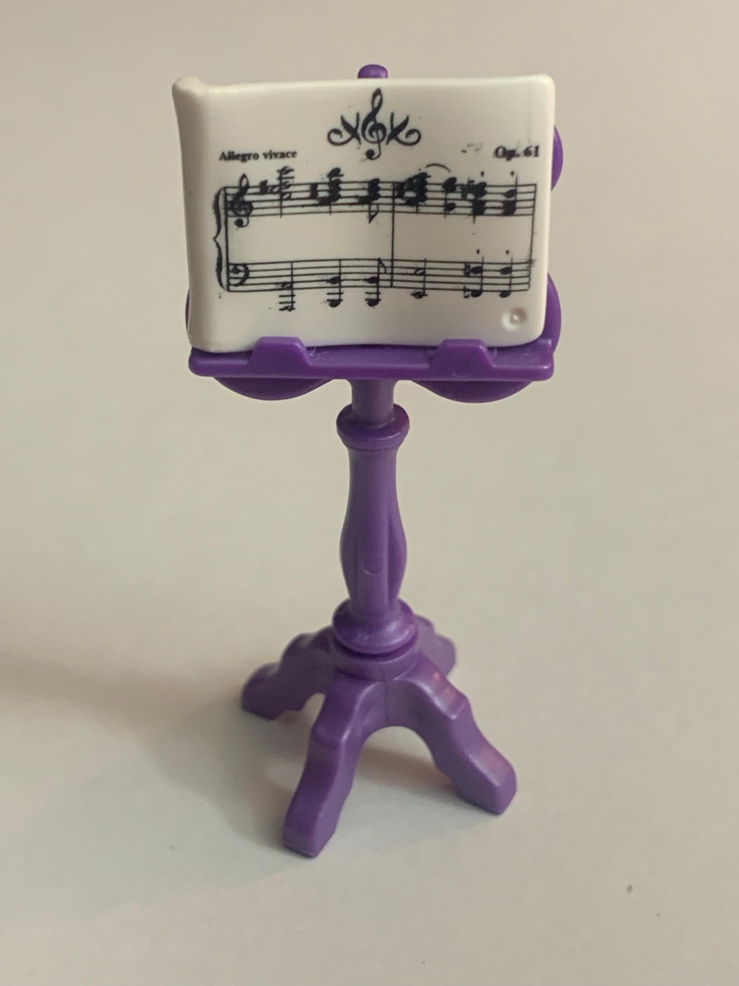 Purple Lectern Score Director Music Musicians Band Orchestra - Playmobil