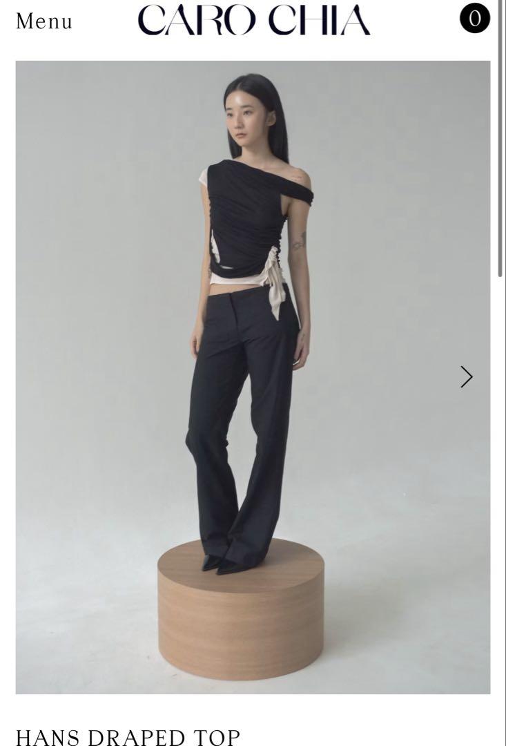 HANS DRAPED TOP | Caro Chia