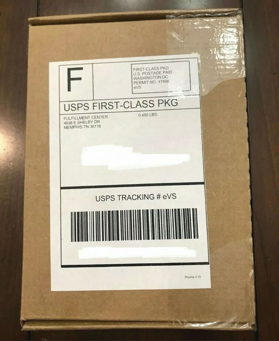 Usps packing slip pouch