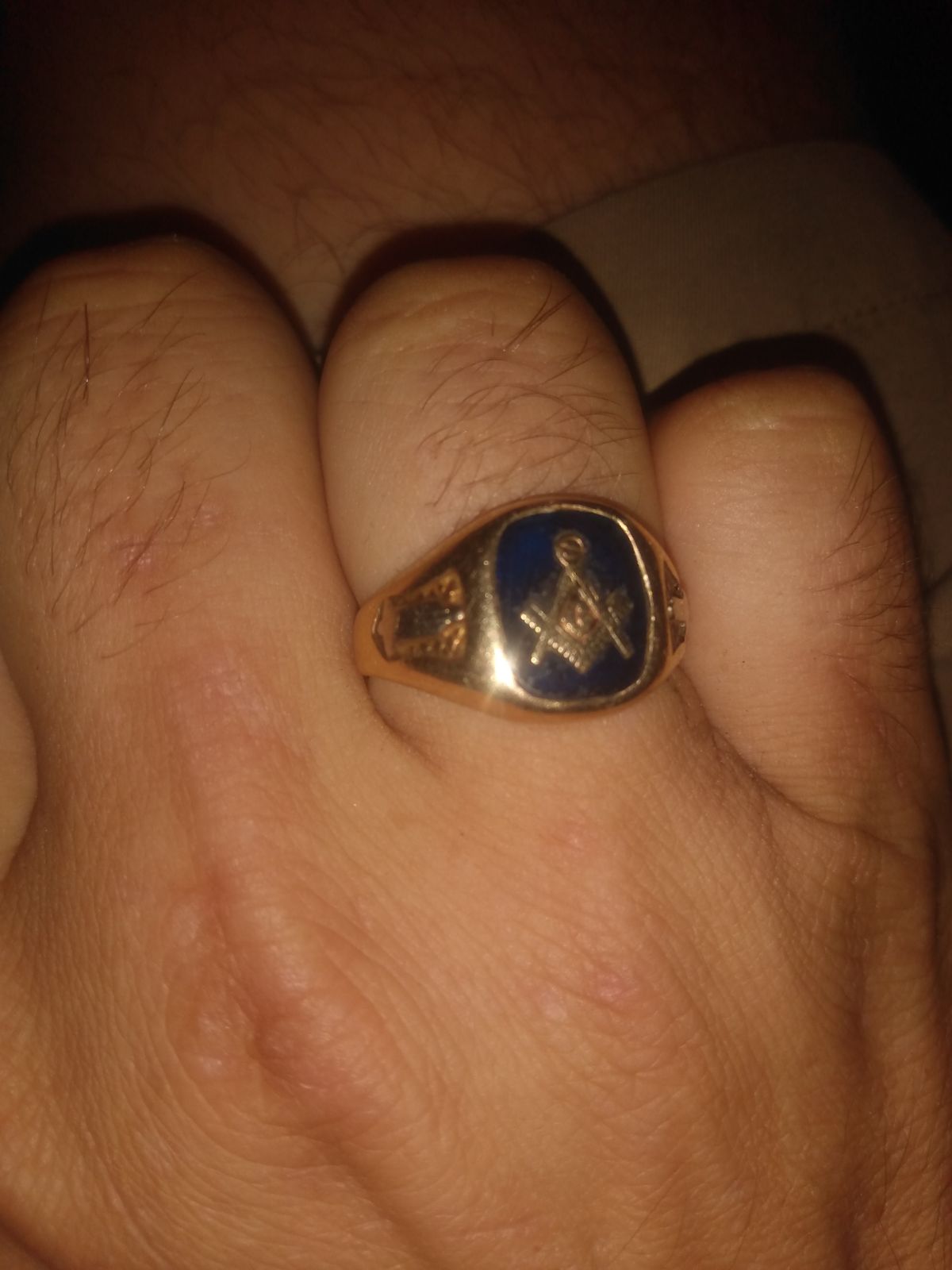 10k gold masonic Ring