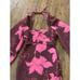 ASOS DESIGN Square Neck Wrap Bust Super Sleeve Pencil Midi Dress Floral Size 4
