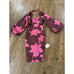 ASOS DESIGN Square Neck Wrap Bust Super Sleeve Pencil Midi Dress Floral Size 4