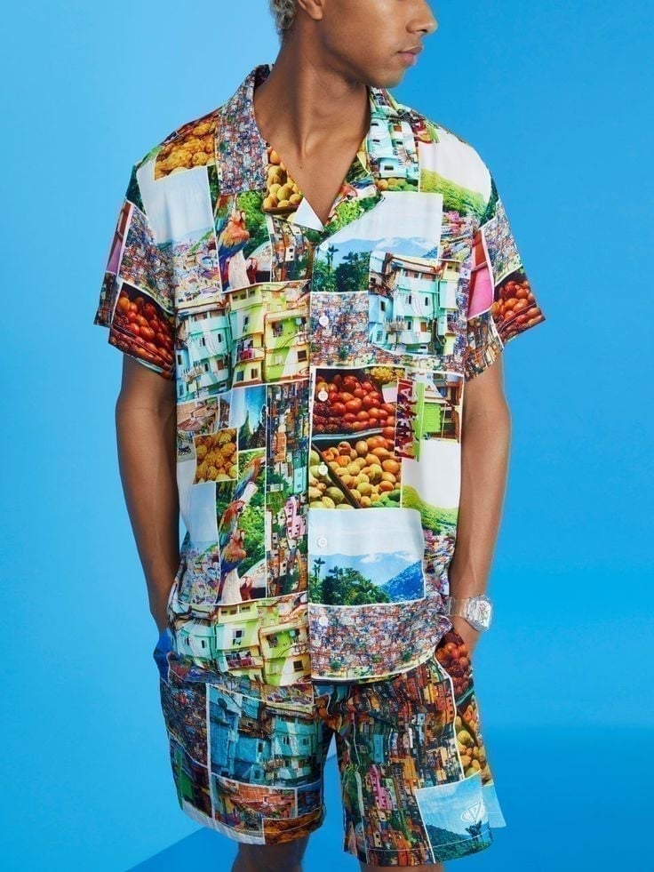 J Balvin x GUESS Collectible Medellin Button Up Size XXL NEW!!
