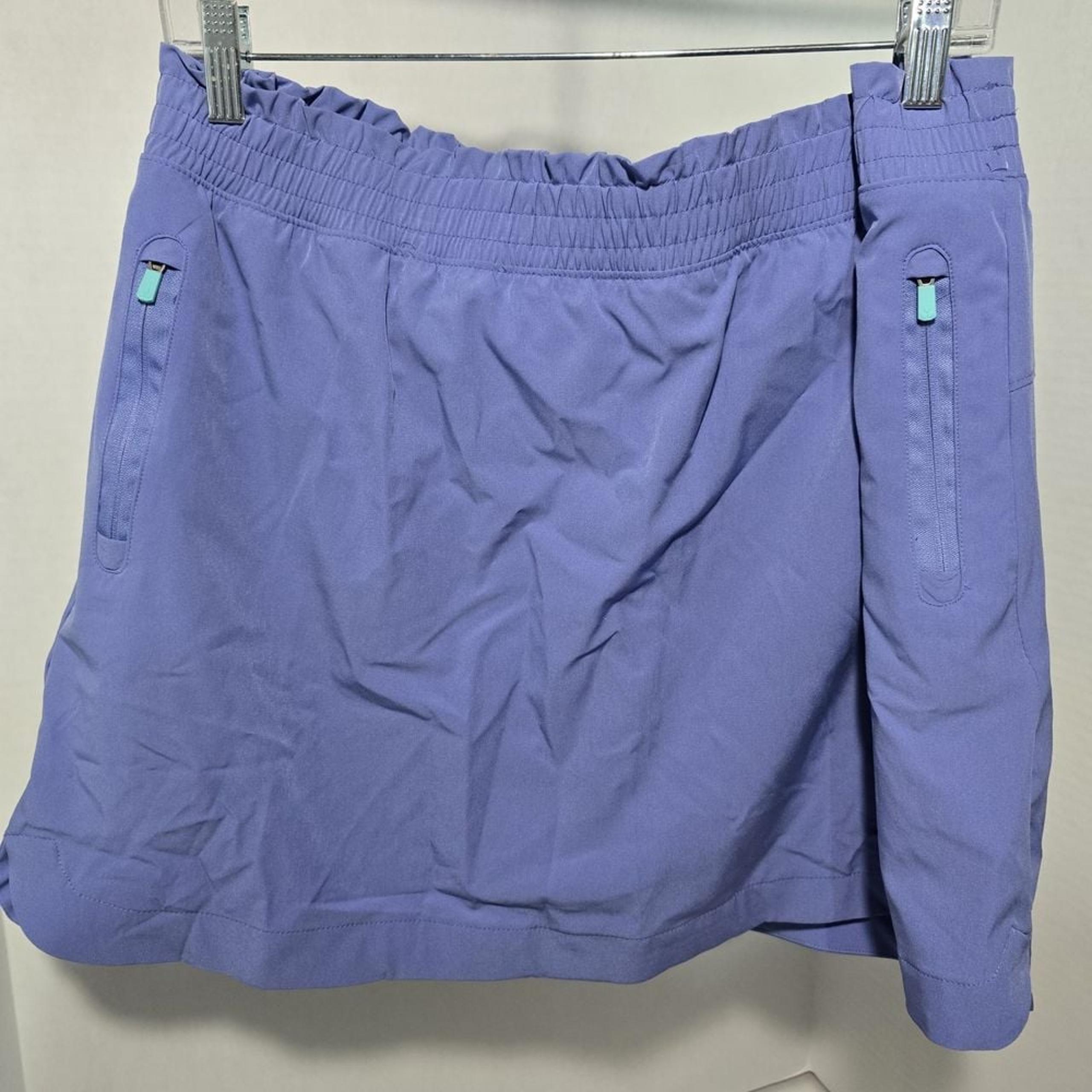 New! Tek Gear Women's 2XL Skort Mid Rise Purple With Pockets
