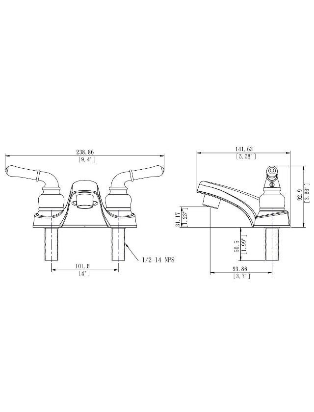 Pacific Bay Lynden Bathroom Faucet (Sati