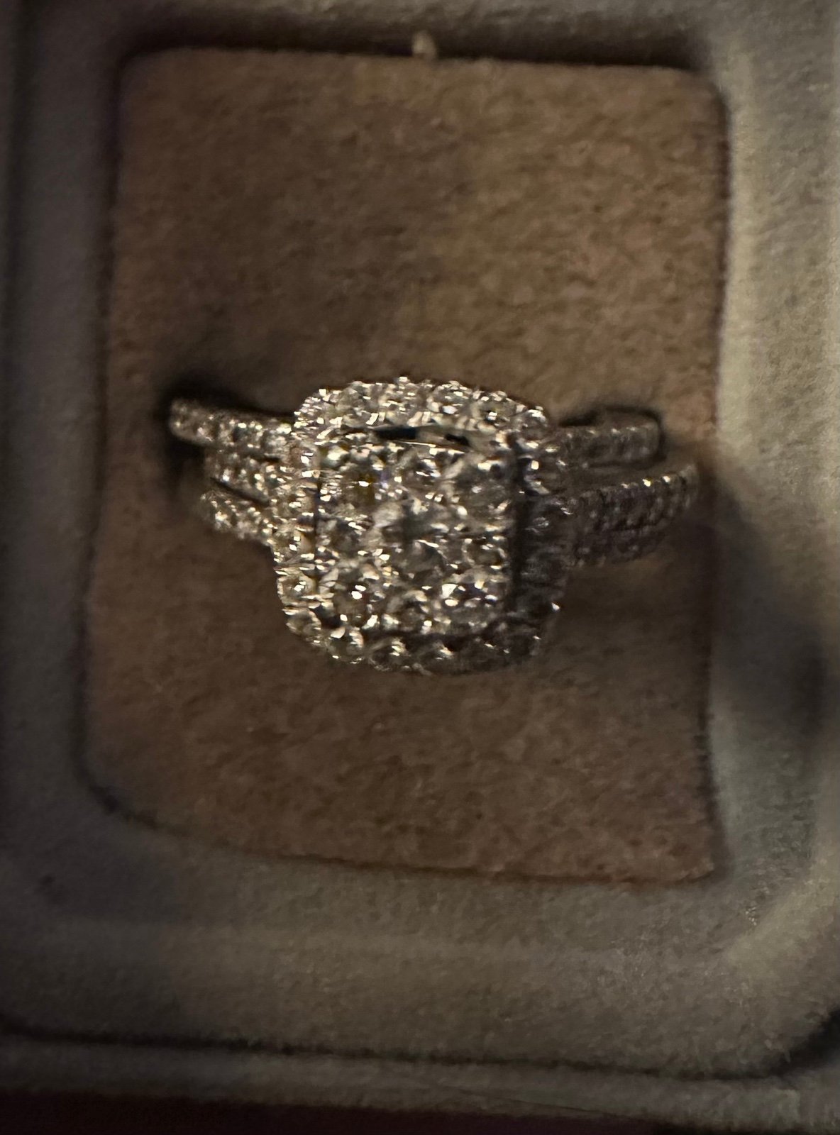 Engagement and Wedding band set