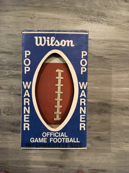 Vintage New Pop Warner Official footbal