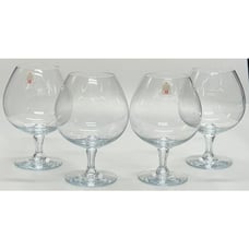 LOT OF 4 Holmegaard of Copenhagen Fontaine Cognac Brandy Glasses