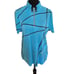 Jamie Sadock Womens Short Sleeve Turquoise Athletic Golf Top Medium