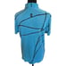 Jamie Sadock Womens Short Sleeve Turquoise Athletic Golf Top Medium