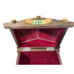Swiss Chalet Music Box Jewelry Water Wheel Vintage Japan Wood Cottage Core