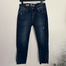 Kut from the Kloth Ankle Straight Leg Jeans Stretch Dark Wash Women’s 27 EUC