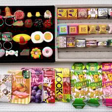 Gachapon Food Mascot Ring and Finger Ring Set of 31 Pieces, Bulk Sale