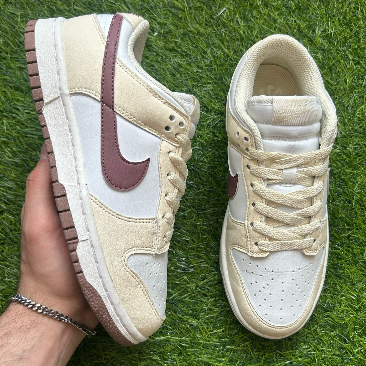 Nike Dunk Low Coconut Mauve Women’s Size 7 tried on