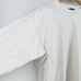 Represent Clo Mens Initial Long Sleeve T-Shirt Large Relaxed Exposed Seams Crew