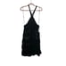 Anthropologie Plus Crochet Swim Cover Up Dress Halter Beach Black Size 2X NWT