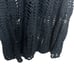 Anthropologie Plus Crochet Swim Cover Up Dress Halter Beach Black Size 2X NWT