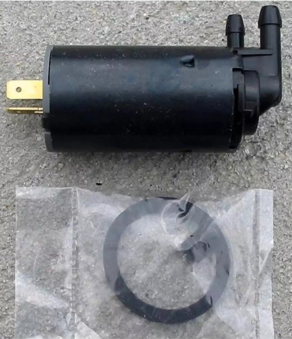 1984-1988 Monte Carlo El Camino Windshield Washer Pump in Wiper Motor