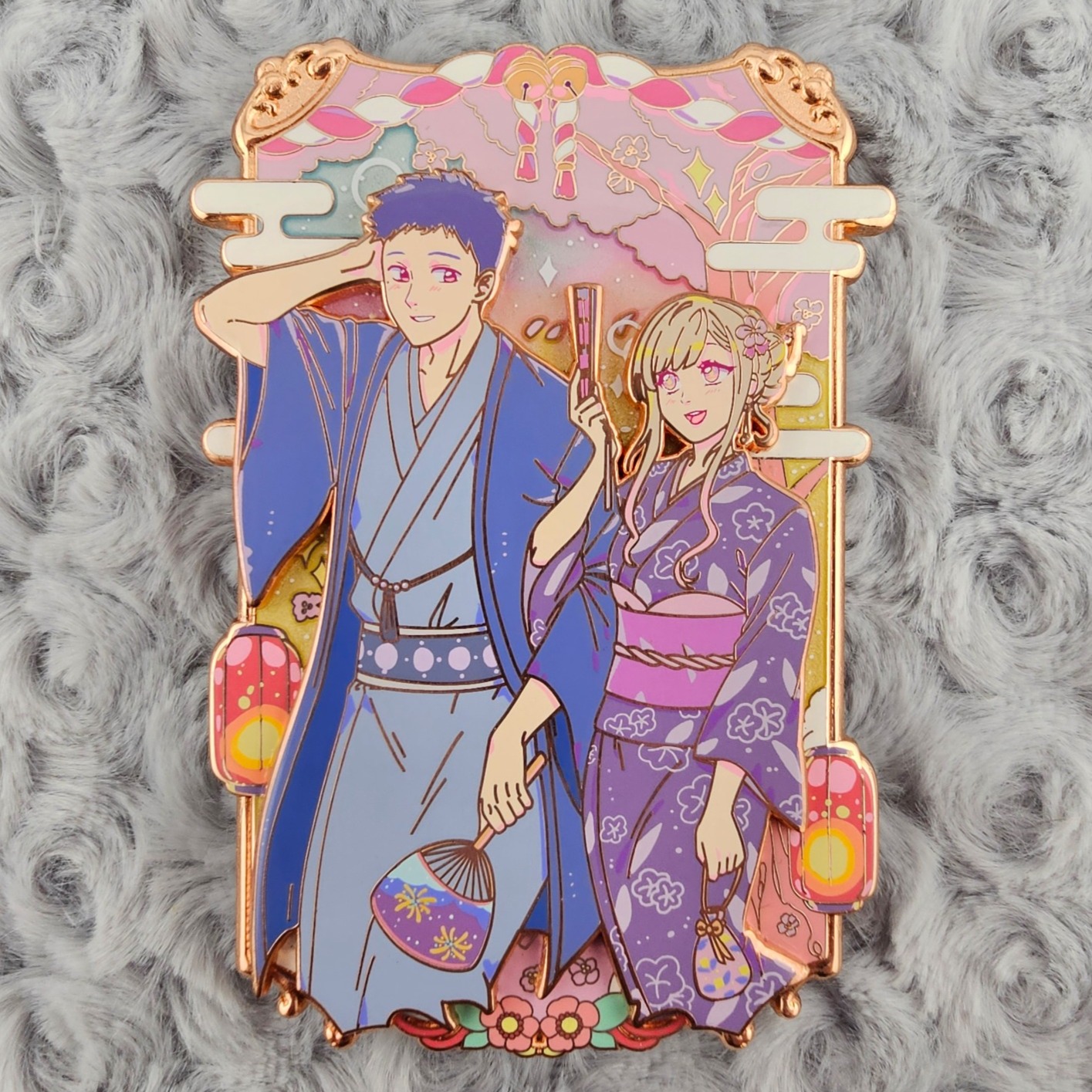 Man on the Moon / MOTM - MDUD Festival Marin & Gojo Anime Enamel Pin