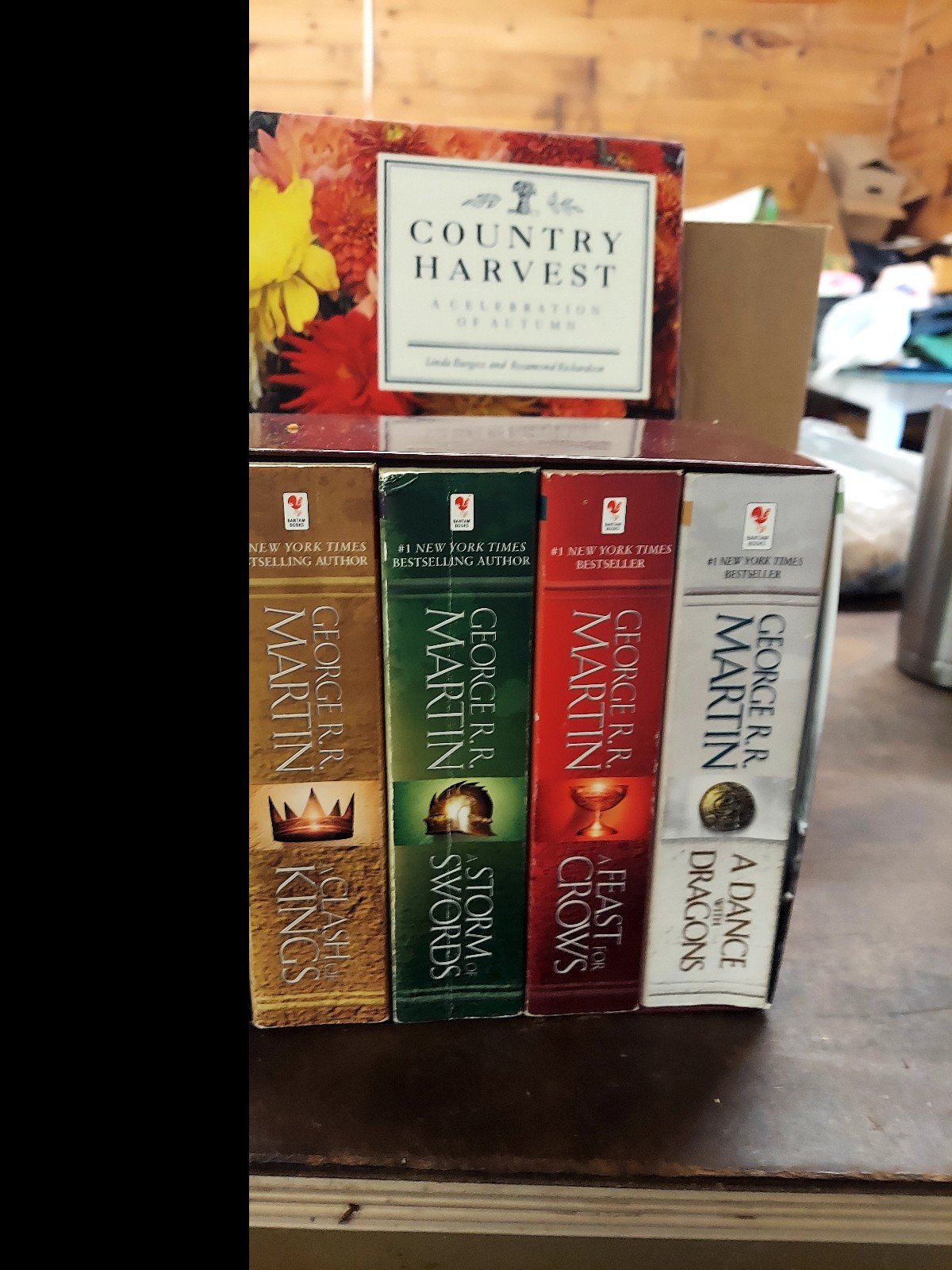 5 VOLUME SET OF ICE AND FIRE BY GEORGE MARTIN