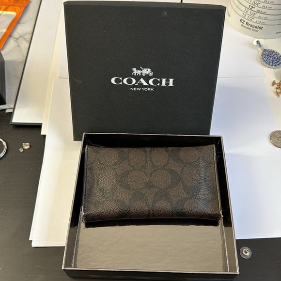 HP Coach Monogram Wallet