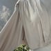 Vintage 70s disco shrug bolero jacket jersey stretch champagne color Sz M