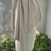 Vintage 70s disco shrug bolero jacket jersey stretch champagne color Sz M