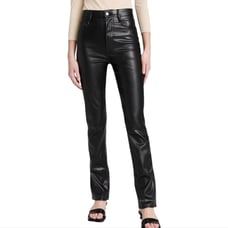 7 For All Mankind Faux Leather Slim Pants - Size Large