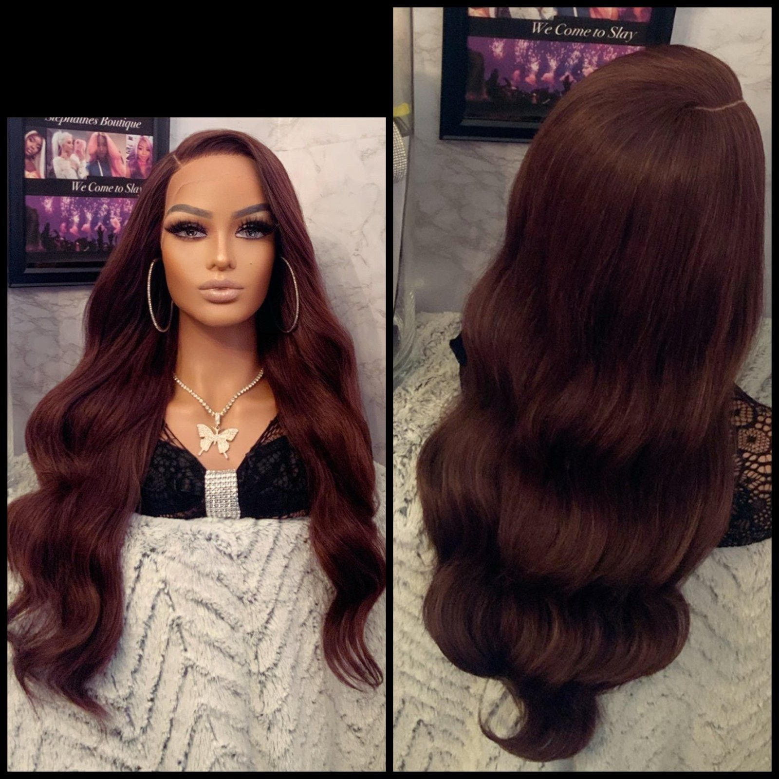 Human Hair Blended Lace Front Wig