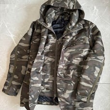 Camouflage wjk hooded down jacket