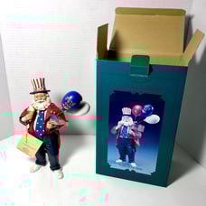 Vintage Kurt S. Adler Collectibles “Fourth of July Santa” Fabriché Figurine
