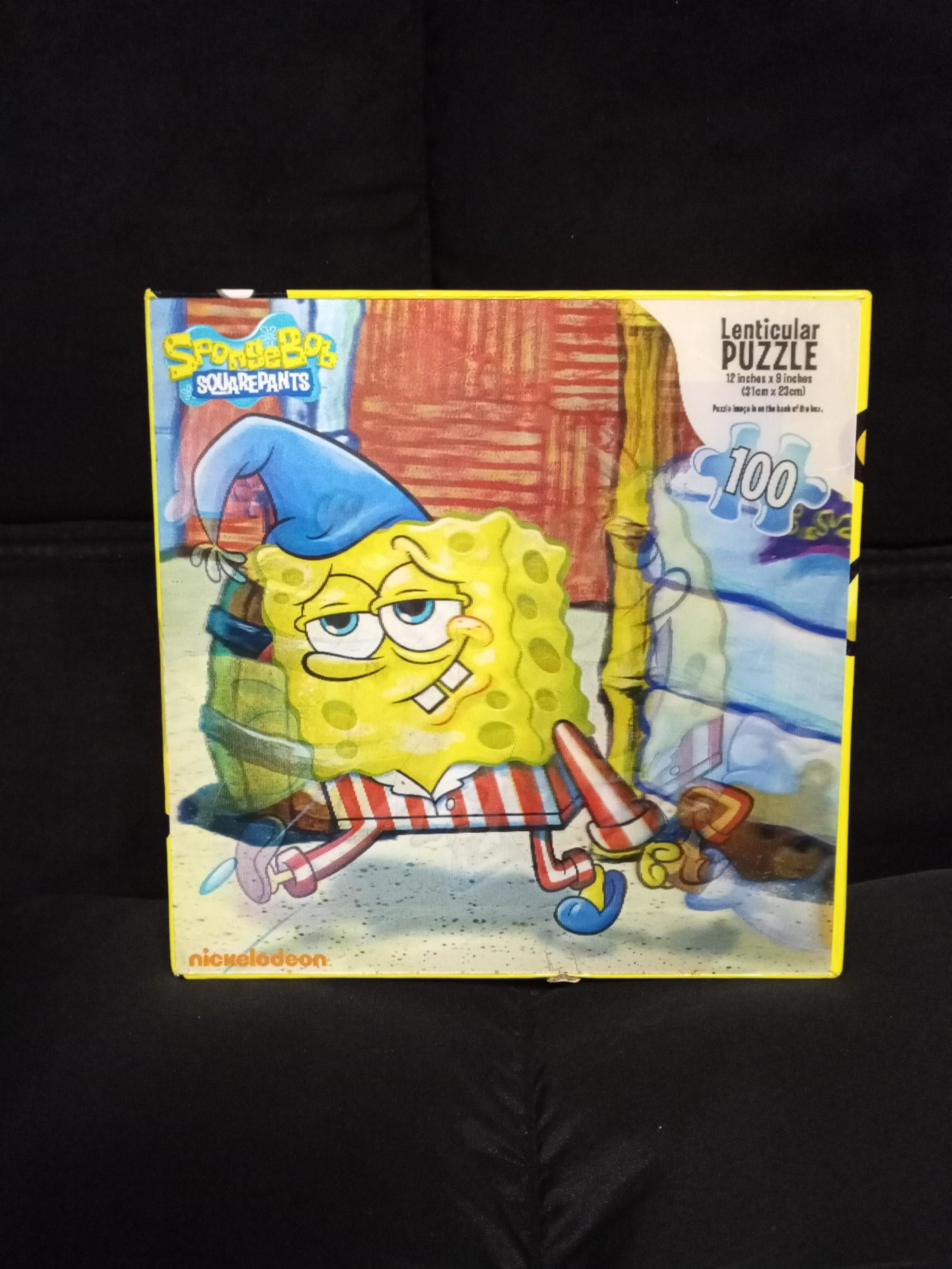 SpongeBob square pants Lenticular Puzzle 100 pieces sealed