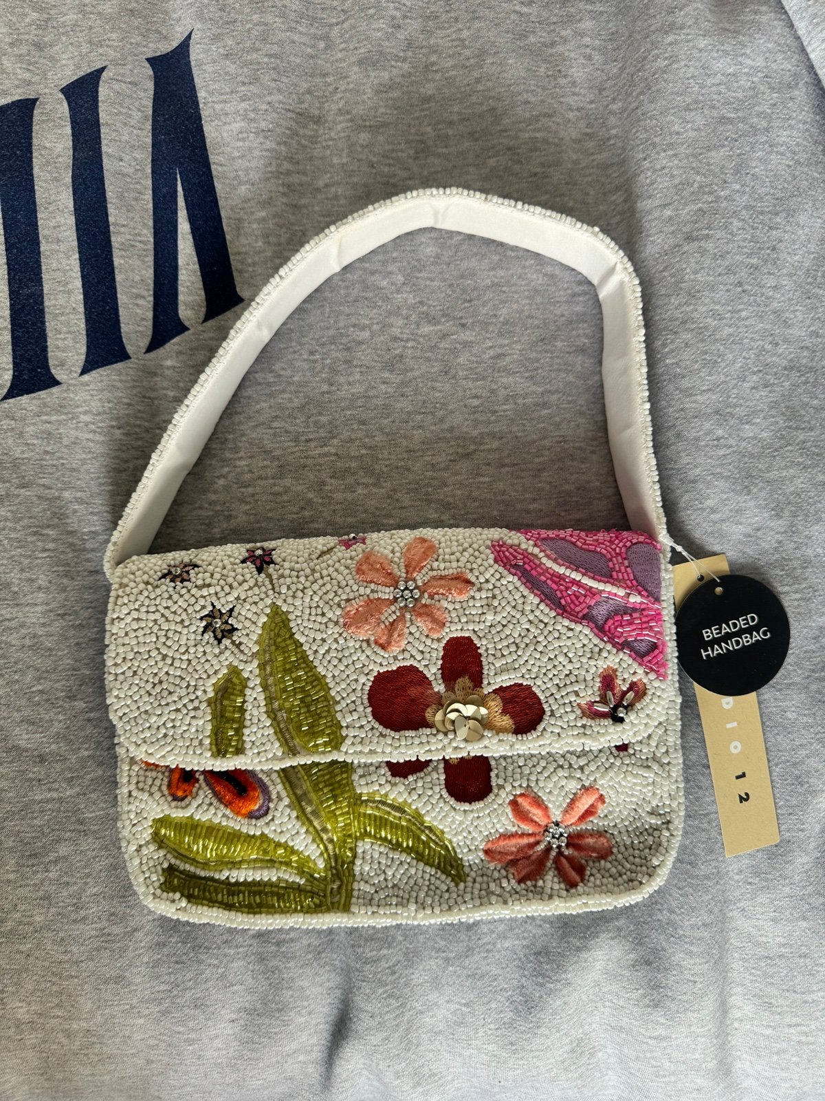 Viral beaded handbag