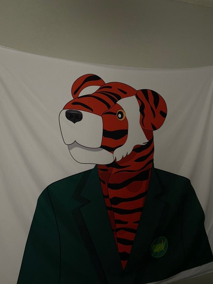 Tiger woods tapestry
