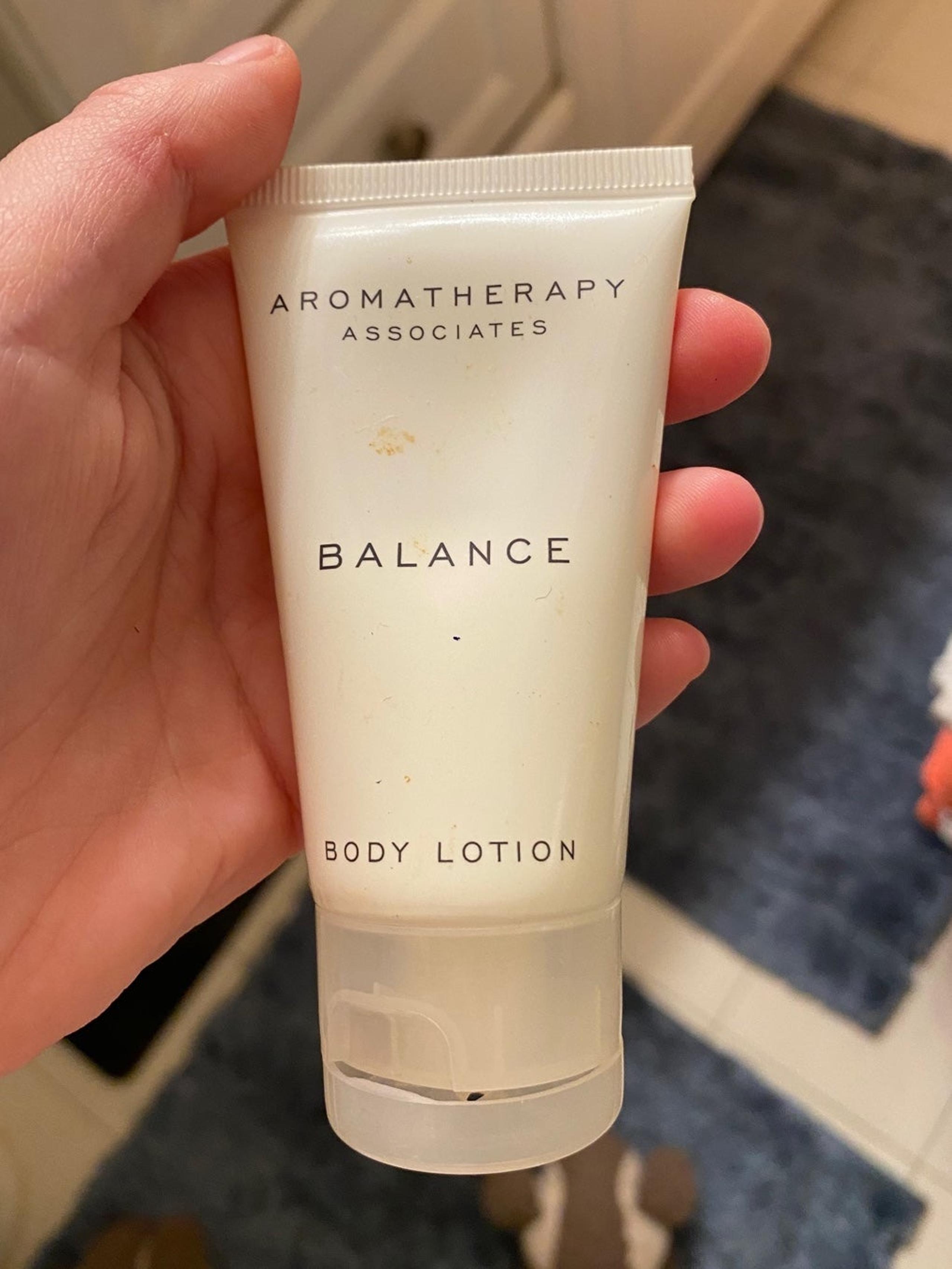 Aromatherapy associates balance body lotion