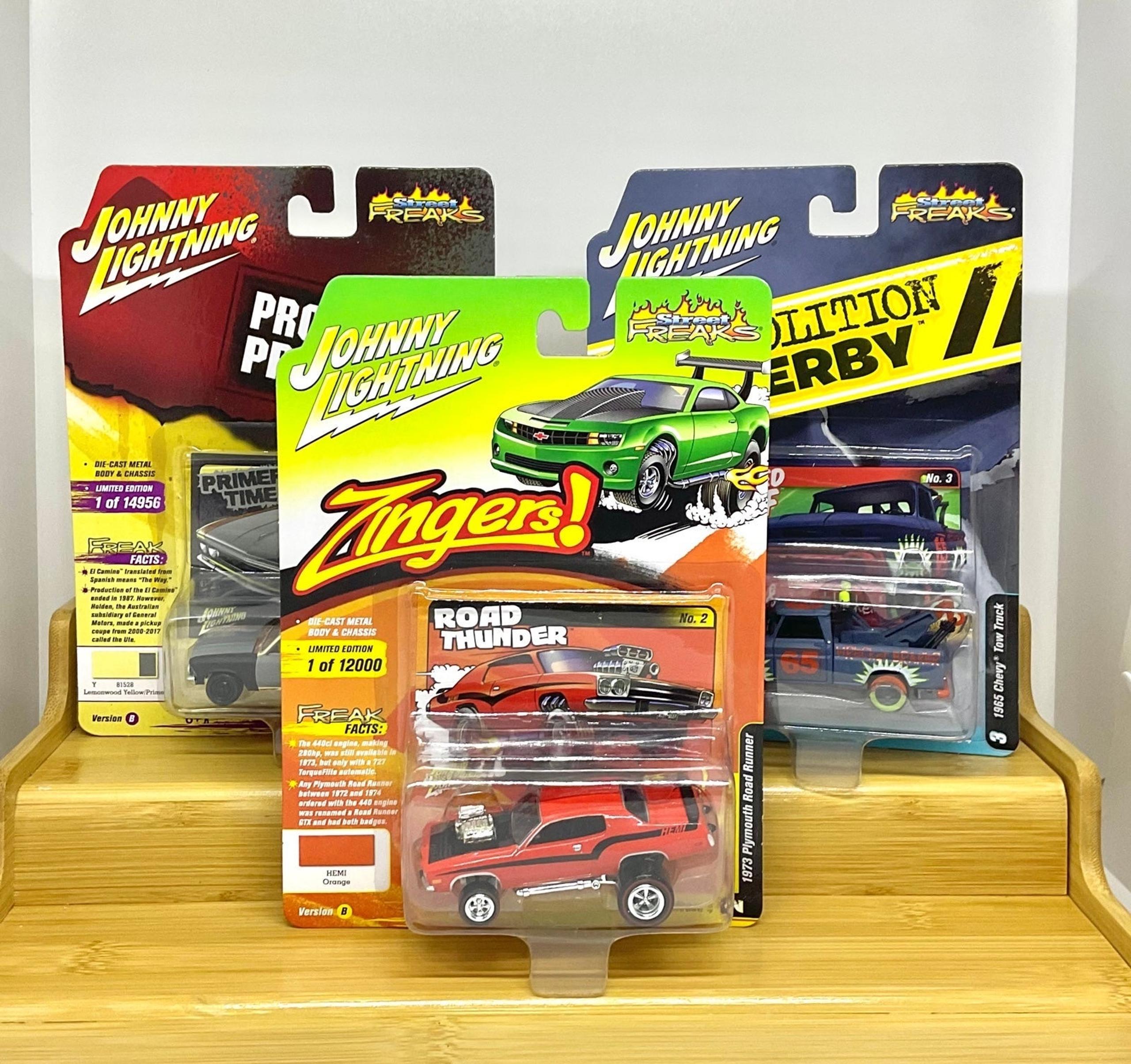 1. Johnny Lightning Die-Cast Metal Cars-Limited Editions Street Freaks