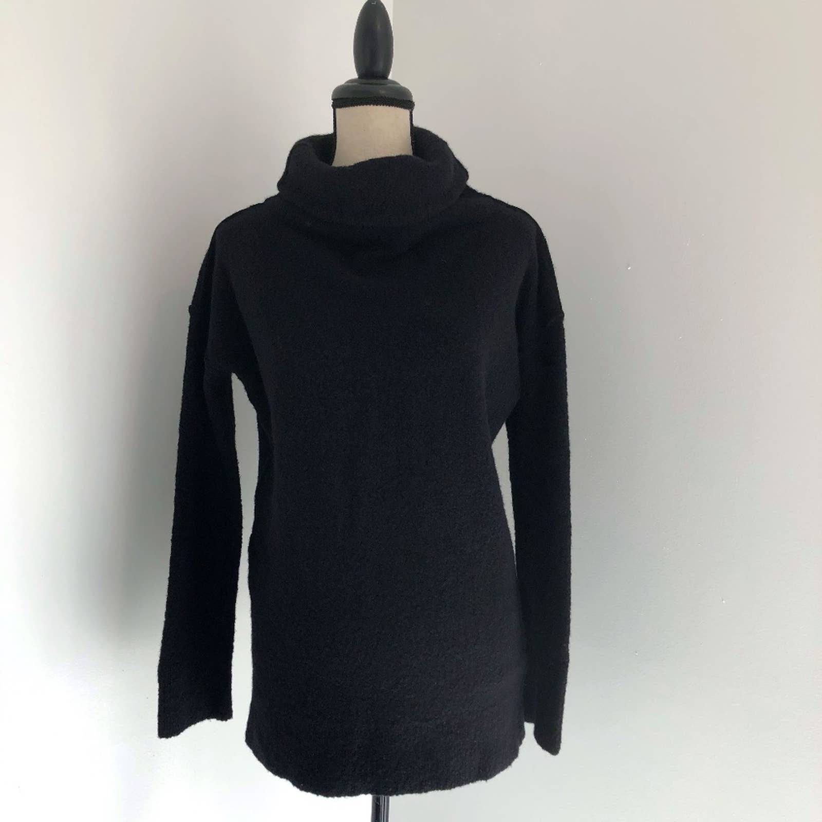 COS Black Cowl Neck Sweater Size S