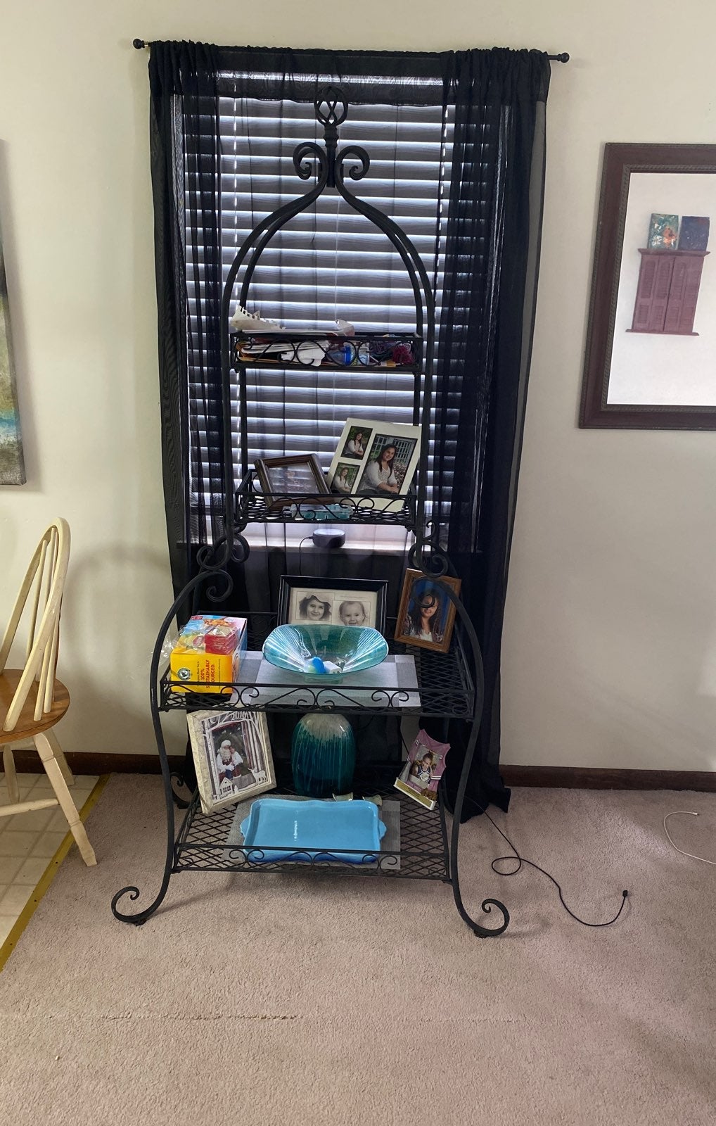 Iron shelf/stand